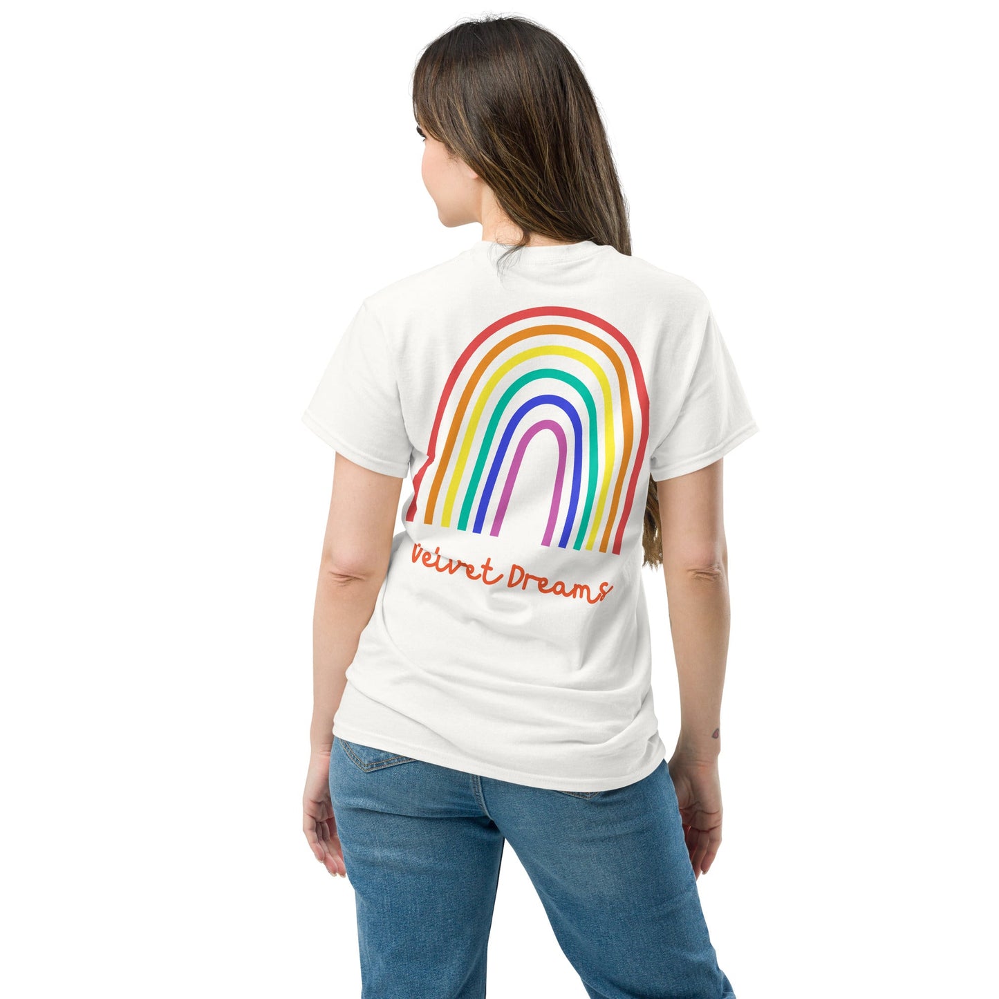 Classic t-shirt - Pride rainbow - Velvet Dreams
