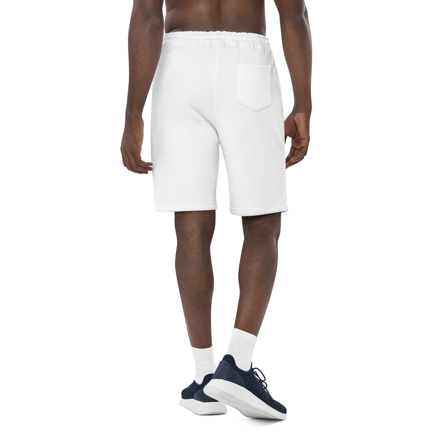 Men's fleece shorts - Pizza slice - Velvet Dreams
