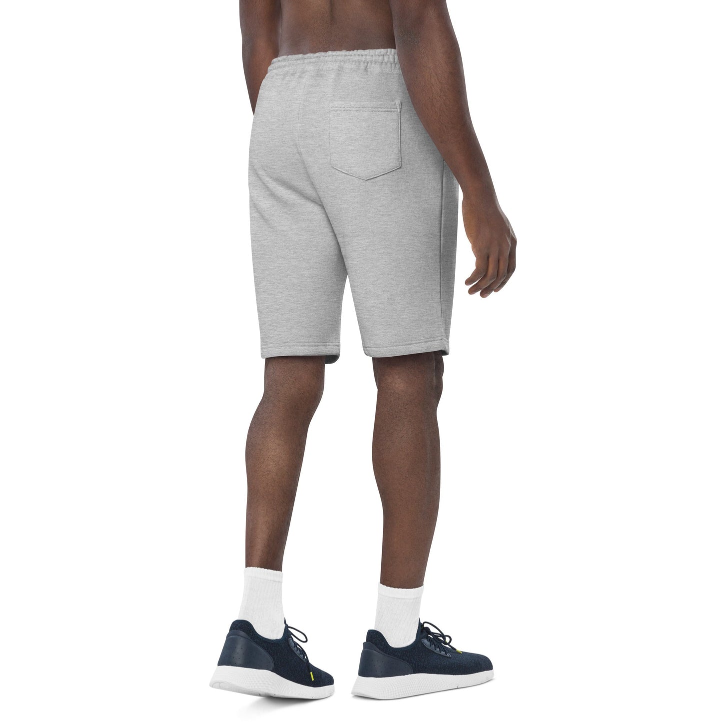 Men's fleece shorts - Pizza slice - Velvet Dreams