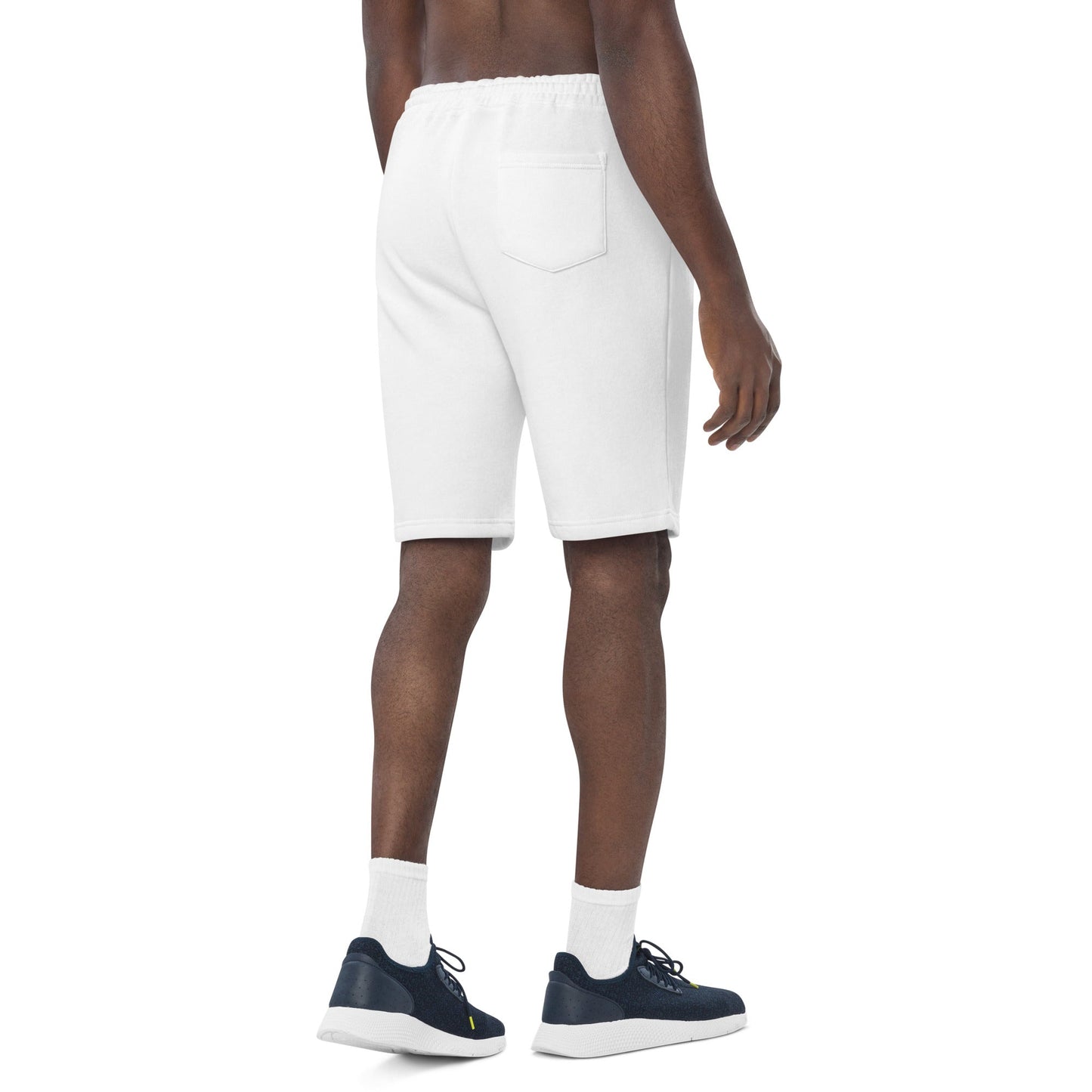 Men's fleece shorts - Pizza slice - Velvet Dreams