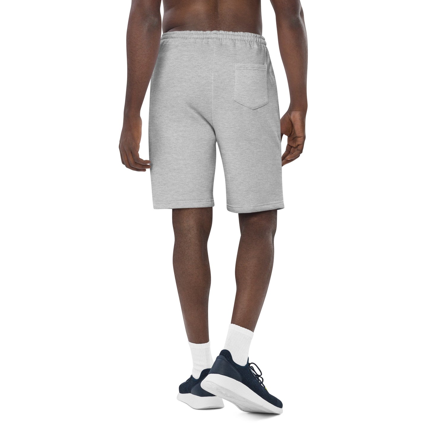 Men's fleece shorts - Pizza slice - Velvet Dreams