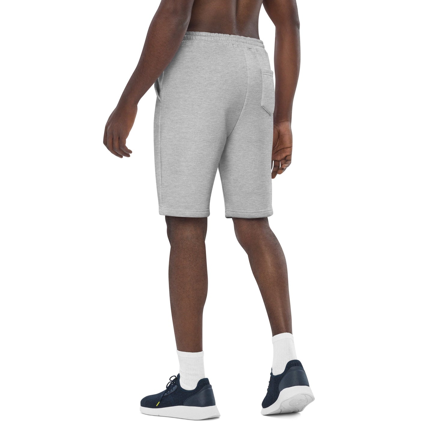 Men's fleece shorts - Pizza slice - Velvet Dreams