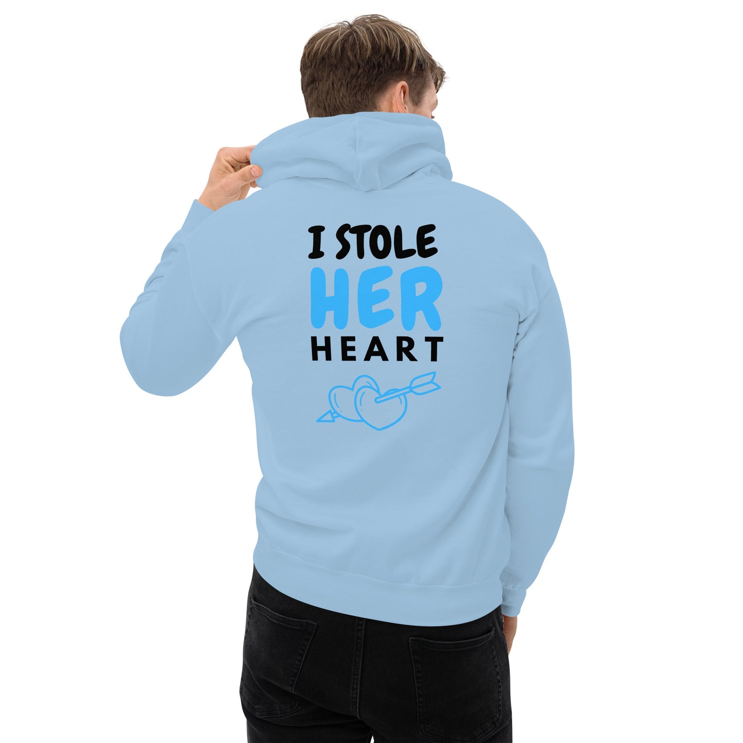 Hoodie - I love her - Velvet Dreams