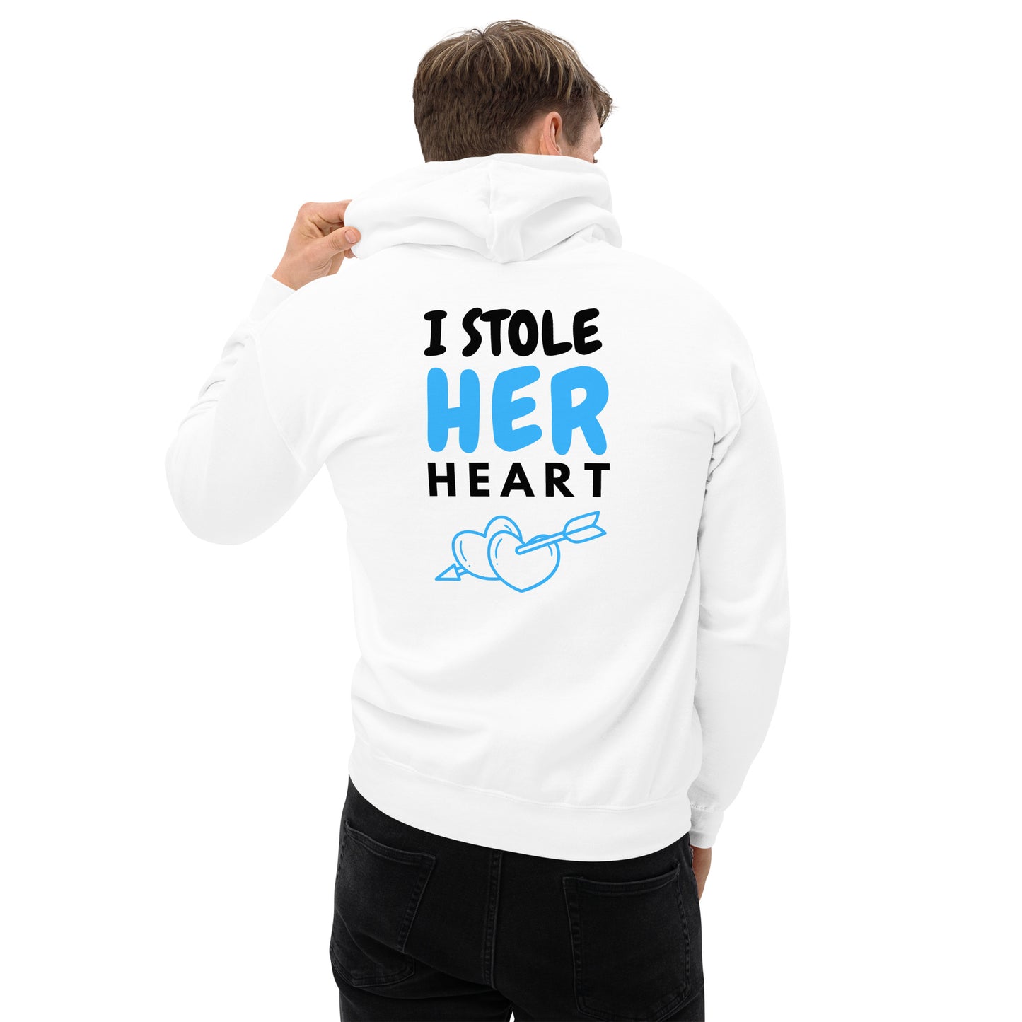 Hoodie - I love her - Velvet Dreams