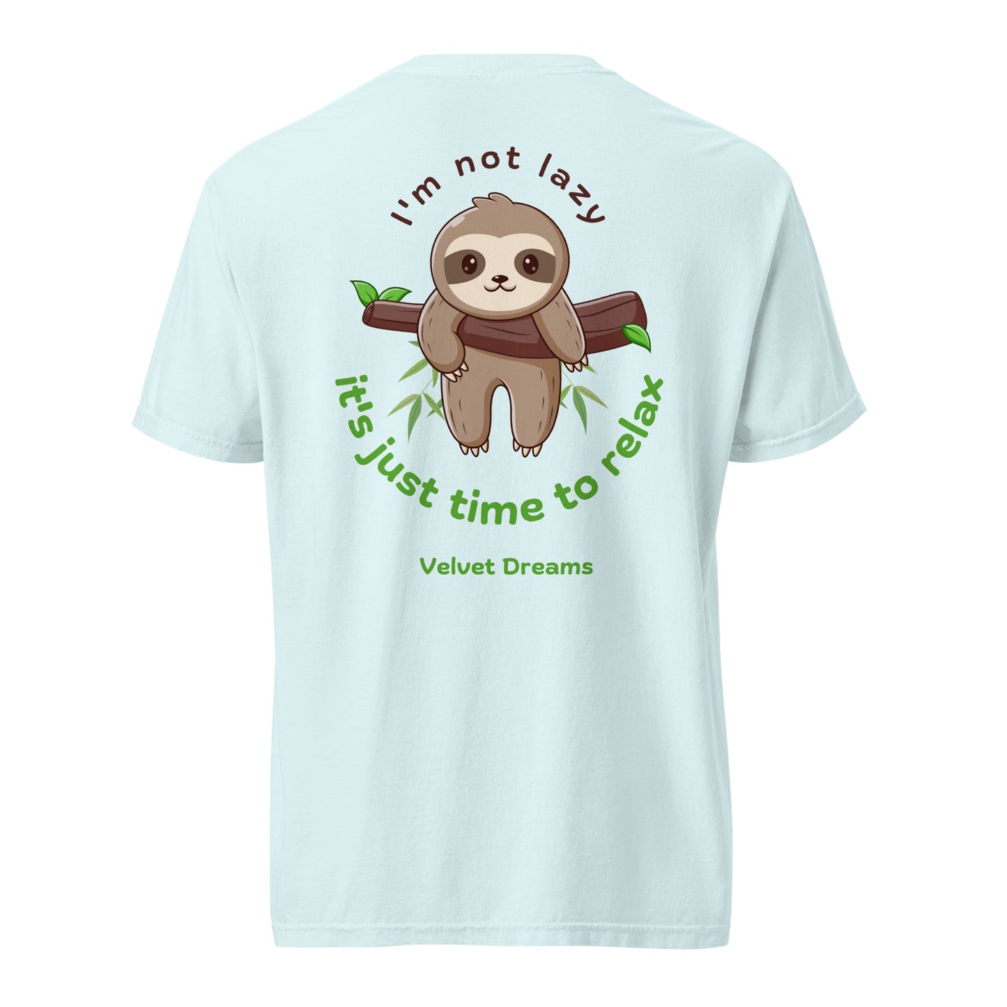 Heavyweight t-shirt - Time to relax - Velvet Dreams