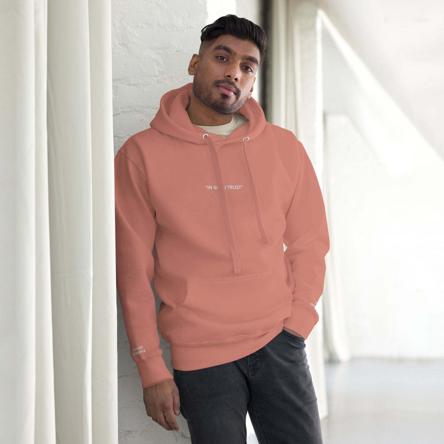 Unisex Hoodie - In God I Trust - Velvet Dreams