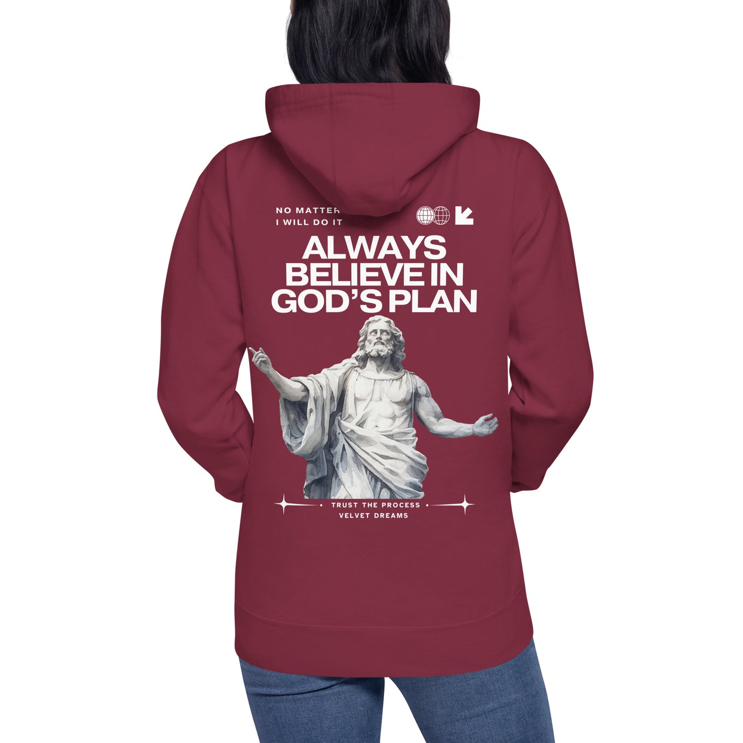 Unisex Hoodie - In God I Trust - Velvet Dreams