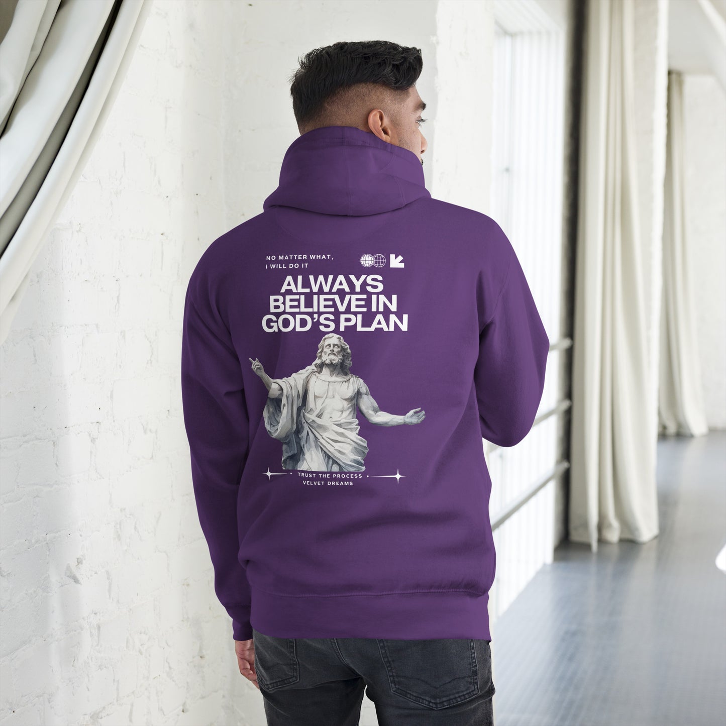 Unisex Hoodie - In God I Trust - Velvet Dreams