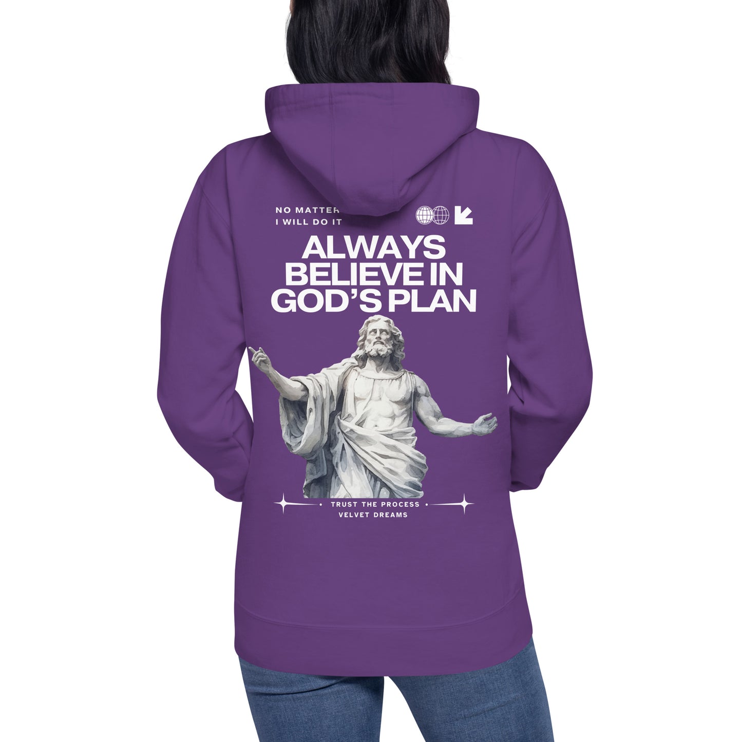 Unisex Hoodie - In God I Trust - Velvet Dreams