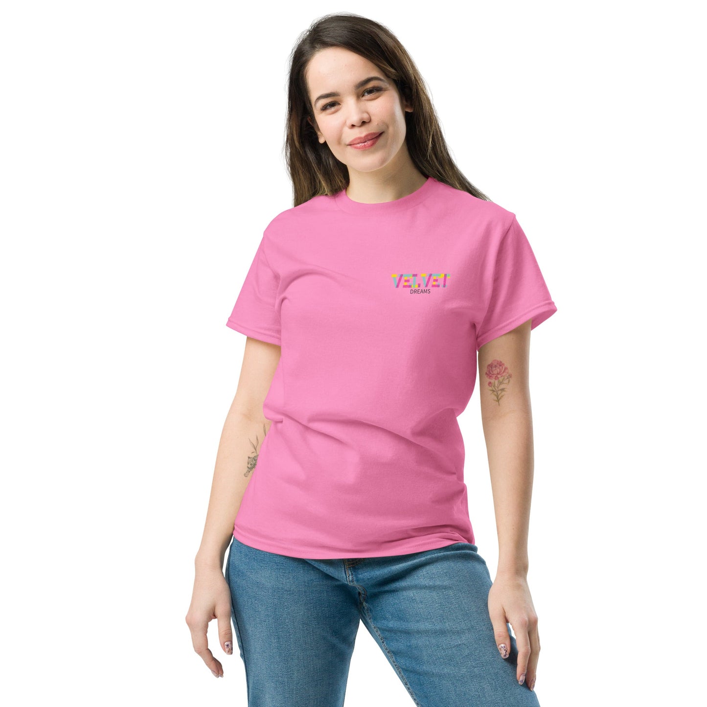 Classic t-shirt - Enjoy every moment - Velvet Dreams