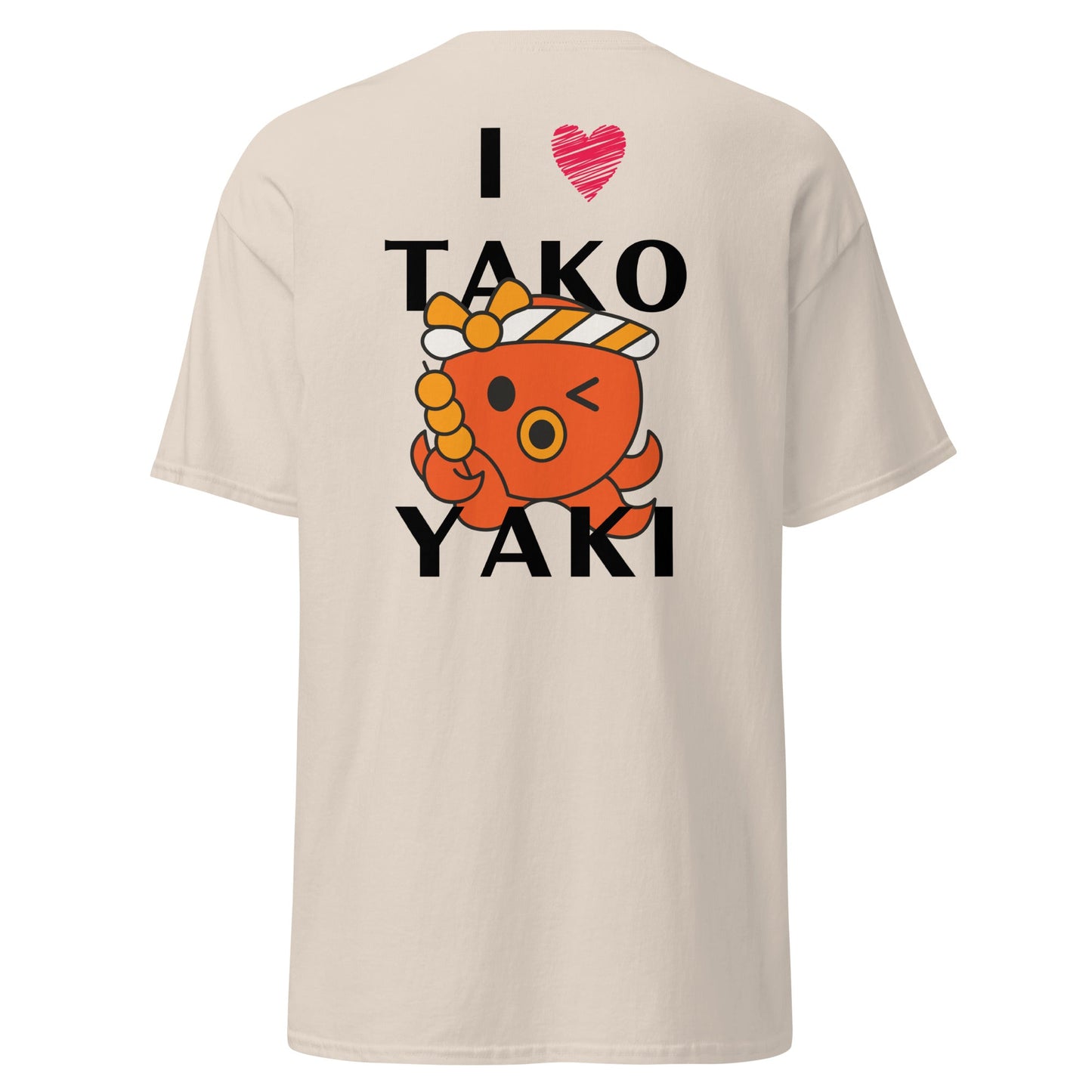 Classic t-shirt - I love takoyaki - Velvet Dreams