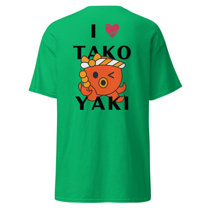 Classic t-shirt - I love takoyaki - Velvet Dreams