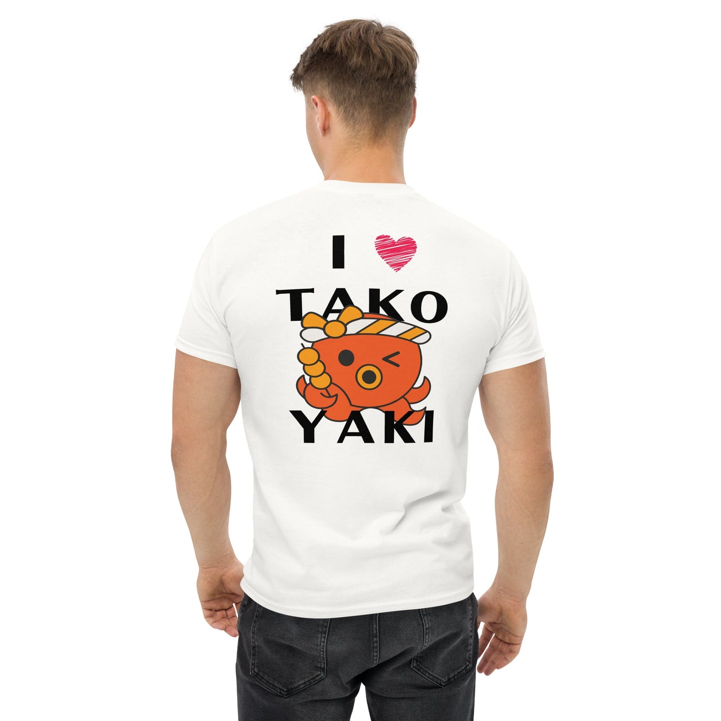 Classic t-shirt - I love takoyaki - Velvet Dreams