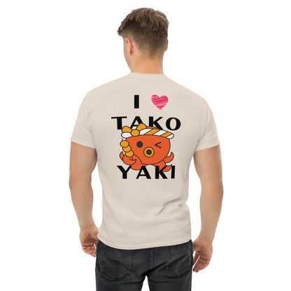 Classic t-shirt - I love takoyaki - Velvet Dreams