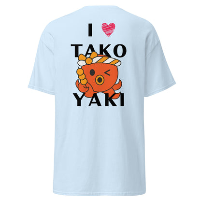 Classic t-shirt - I love takoyaki - Velvet Dreams