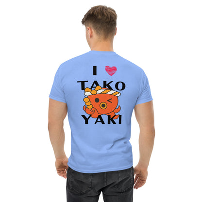 Classic t-shirt - I love takoyaki - Velvet Dreams