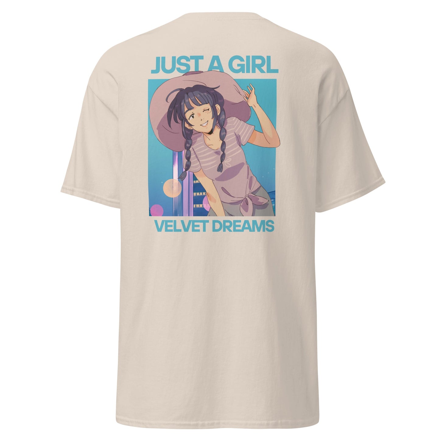 Classic t-shirt - Just a girl - Velvet Dreams