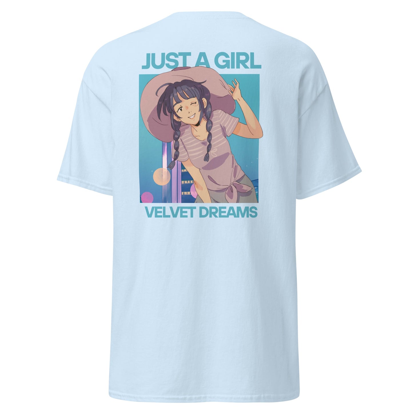 Classic t-shirt - Just a girl - Velvet Dreams