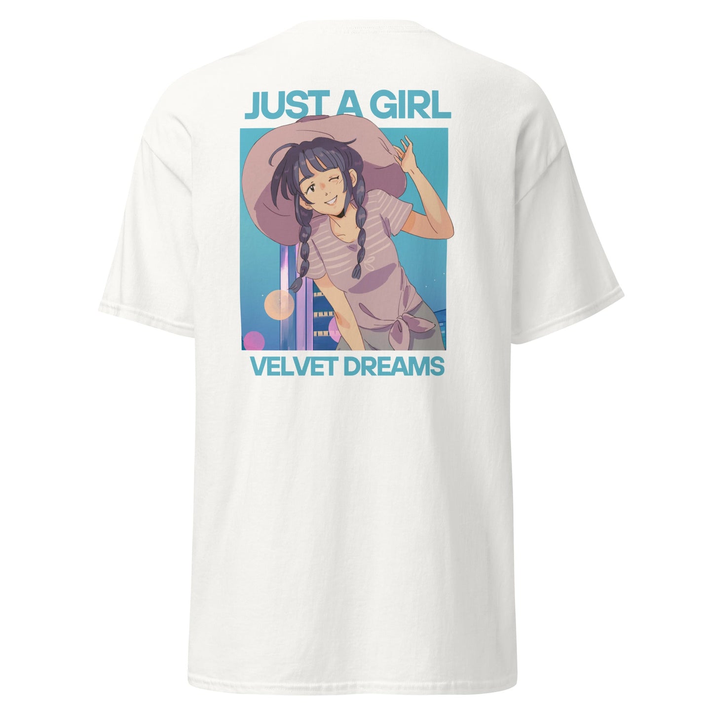 Classic t-shirt - Just a girl - Velvet Dreams