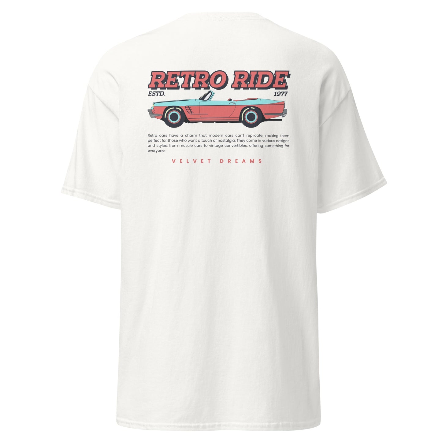 Classic t-shirt - Retro ride - Velvet Dreams