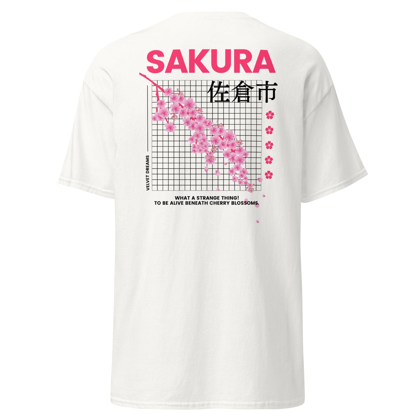 Classic t-shirt - Sakura - Velvet Dreams