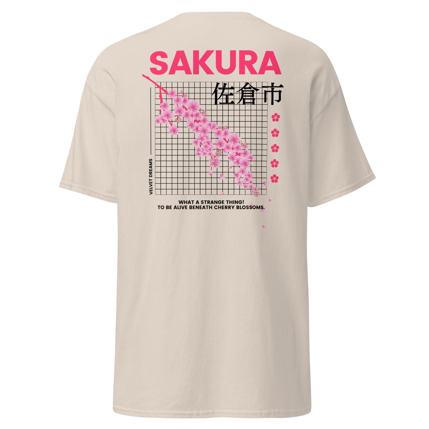 Classic t-shirt - Sakura - Velvet Dreams