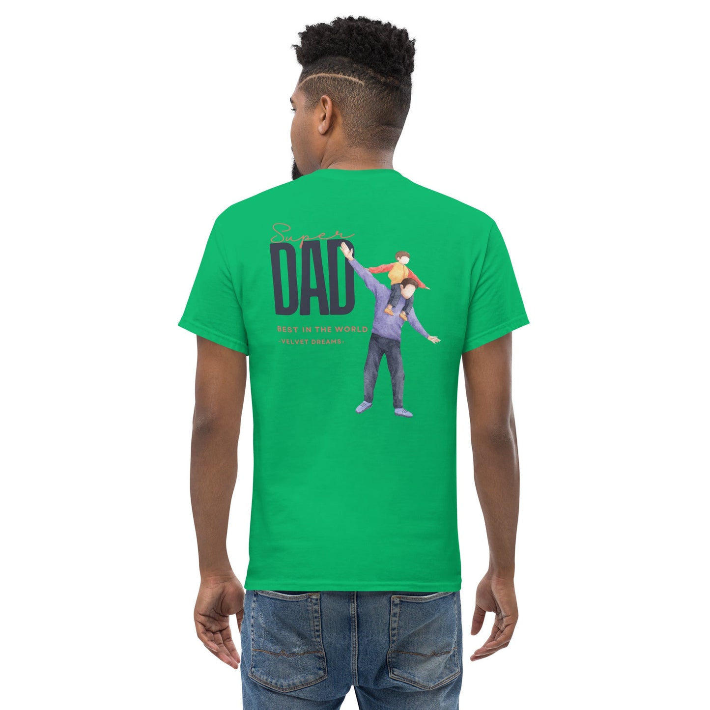 Classic t-shirt- Super dad - Velvet Dreams