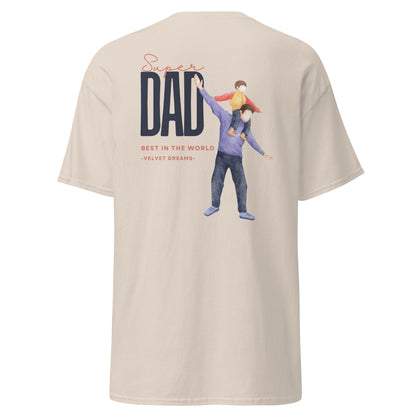 Classic t-shirt- Super dad - Velvet Dreams