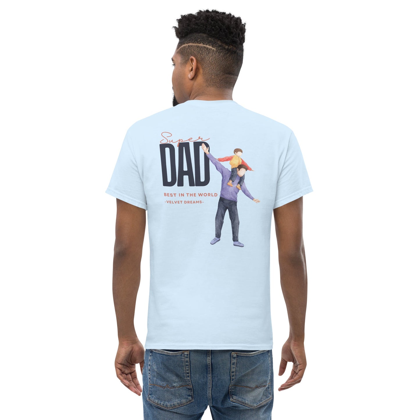 Classic t-shirt- Super dad - Velvet Dreams