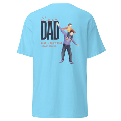 Classic t-shirt- Super dad - Velvet Dreams