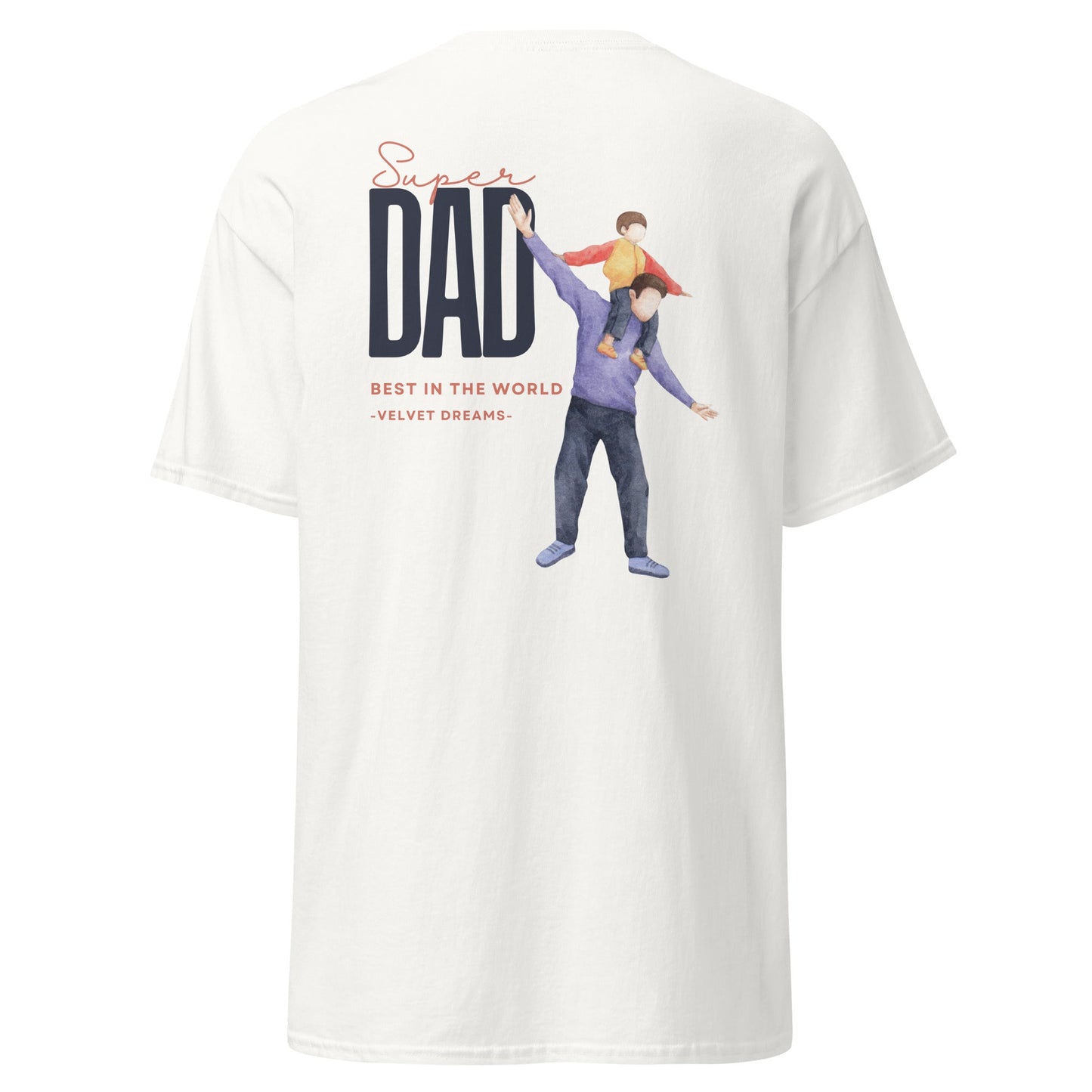 Classic t-shirt- Super dad - Velvet Dreams