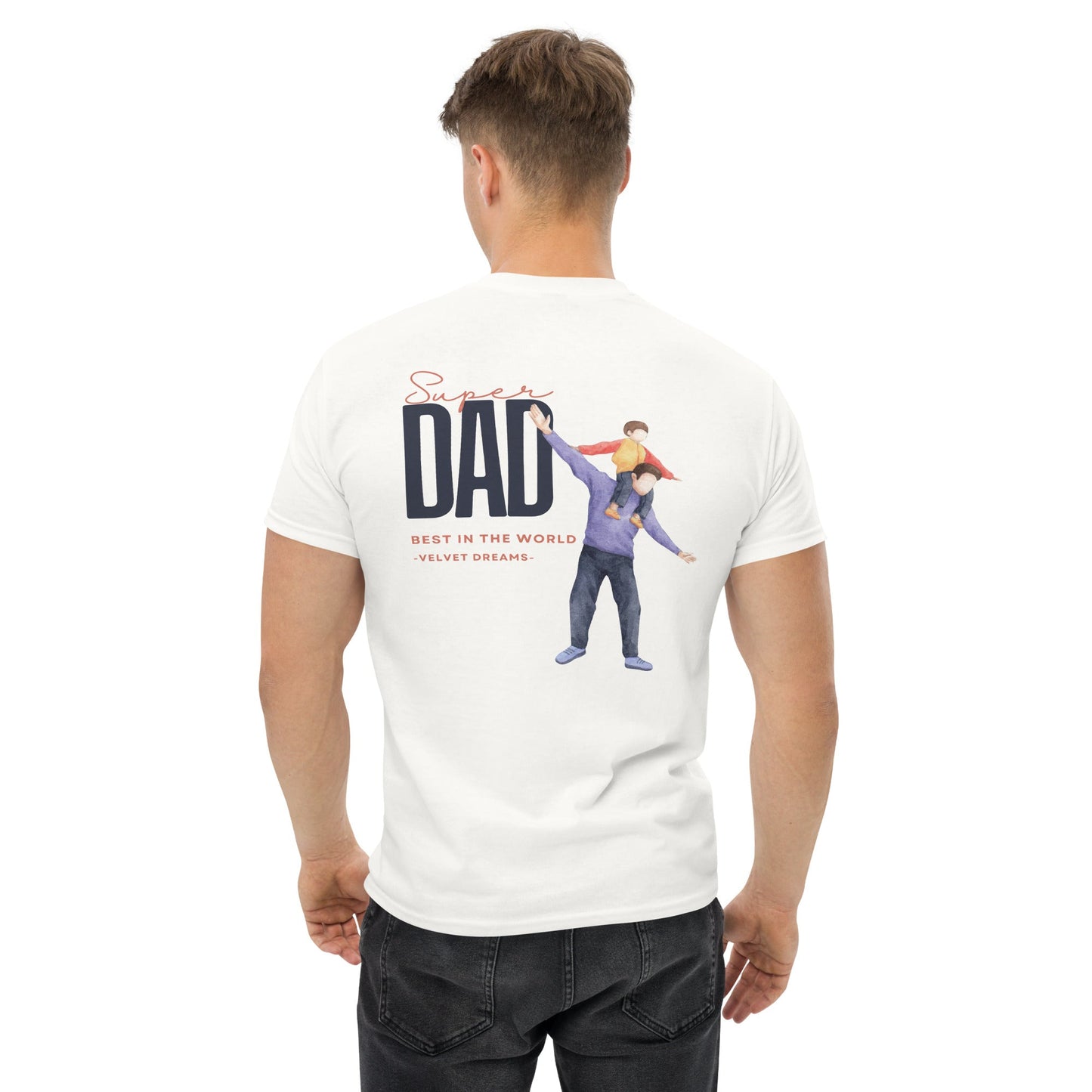 Classic t-shirt- Super dad - Velvet Dreams