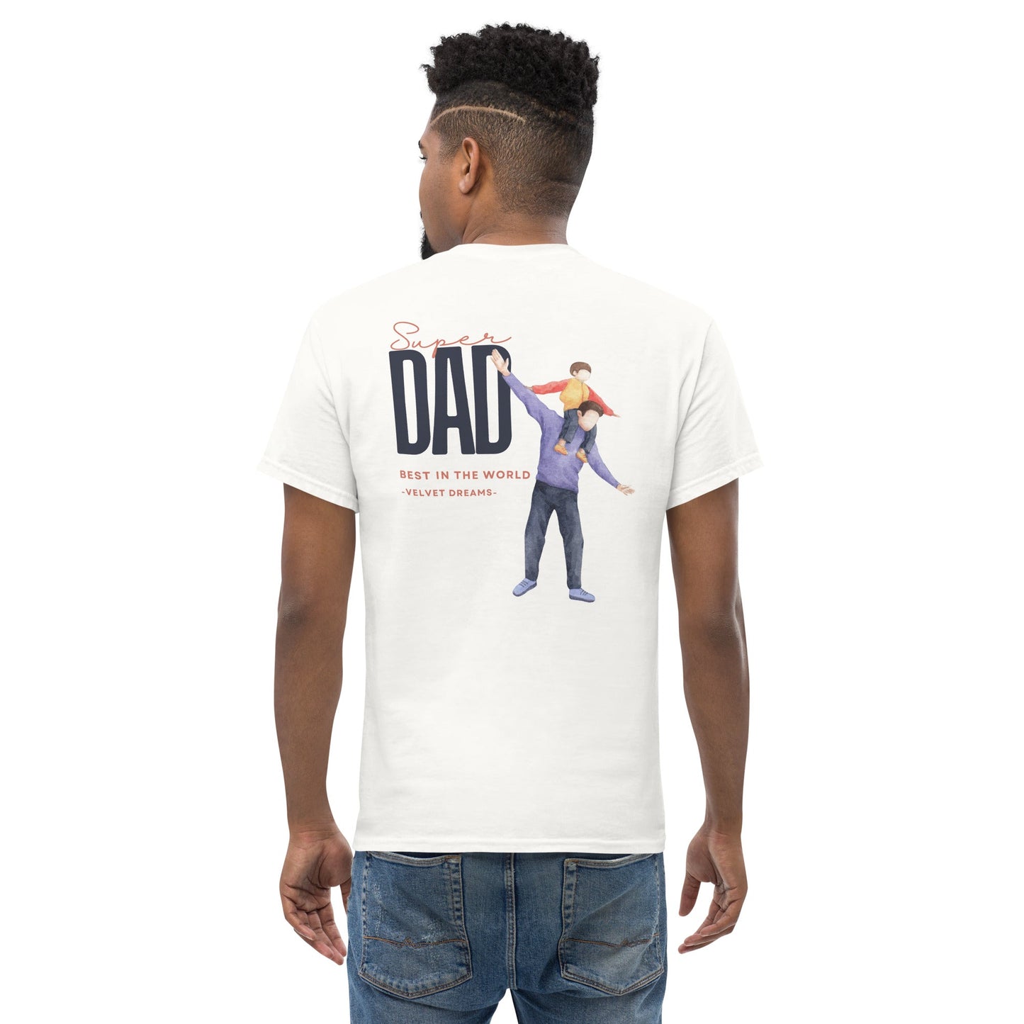 Classic t-shirt- Super dad - Velvet Dreams