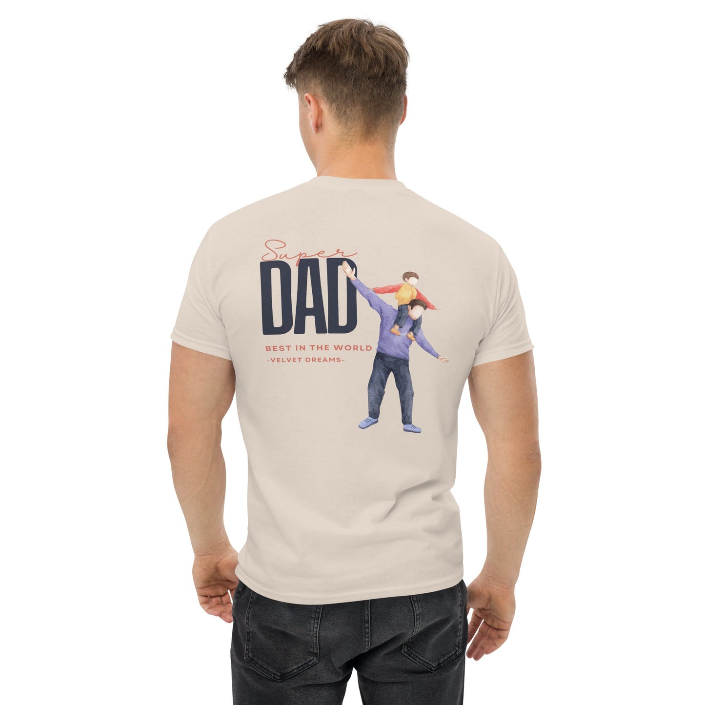 Classic t-shirt- Super dad - Velvet Dreams