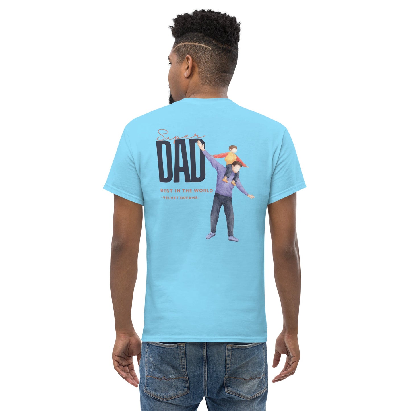 Classic t-shirt- Super dad - Velvet Dreams