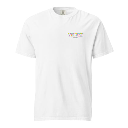 Heavyweight t-shirt - Enjoy your day - Velvet Dreams