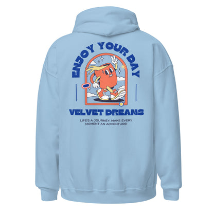 Hoodie - Enjoy your day - Velvet Dreams