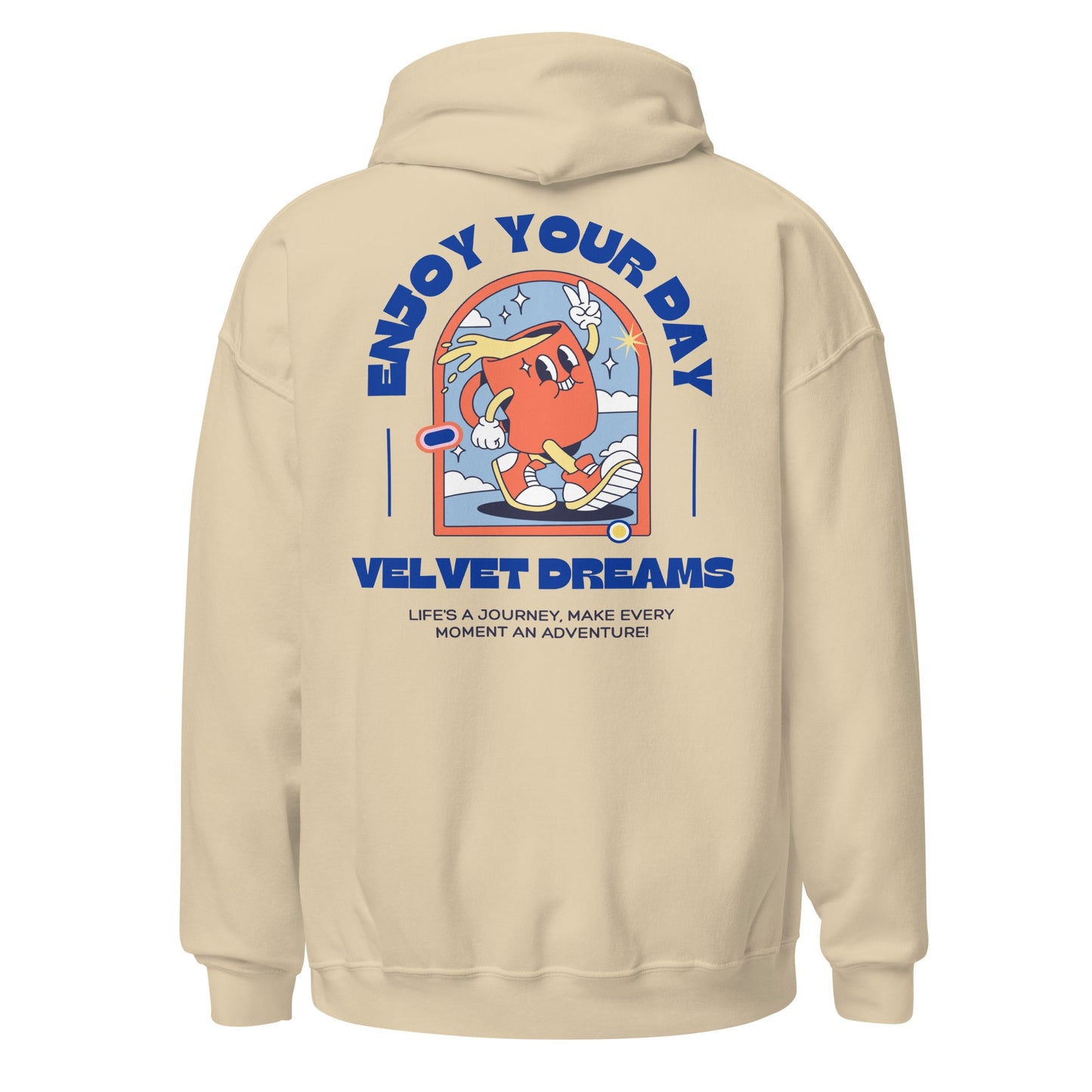 Hoodie - Enjoy your day - Velvet Dreams