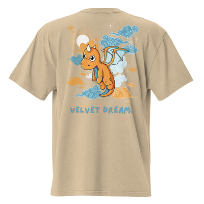 Oversized t-shirt - Little dragon - Velvet Dreams