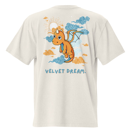 Oversized t-shirt - Little dragon - Velvet Dreams