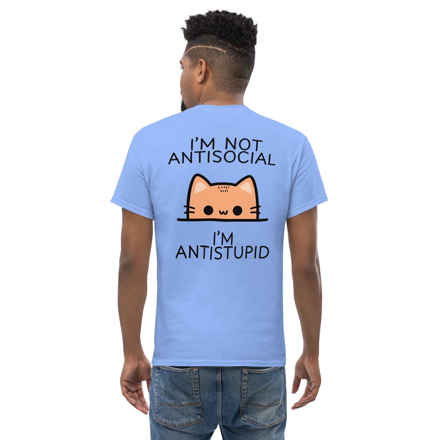 Classic t-shirt - I'm not antisocial - Velvet Dreams