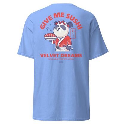 Classic t-shirt - Give me sushi - Velvet Dreams