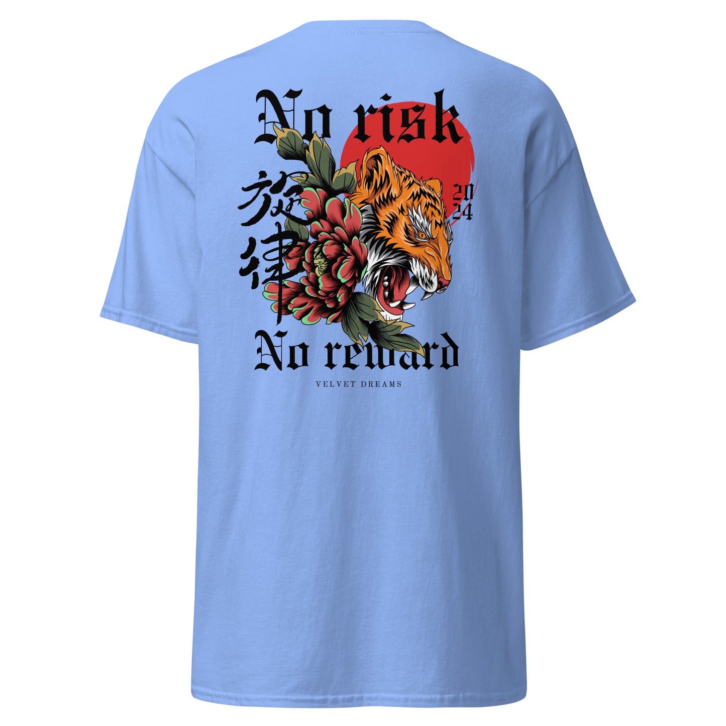 Classic t-shirt - No risk, no reward - Velvet Dreams