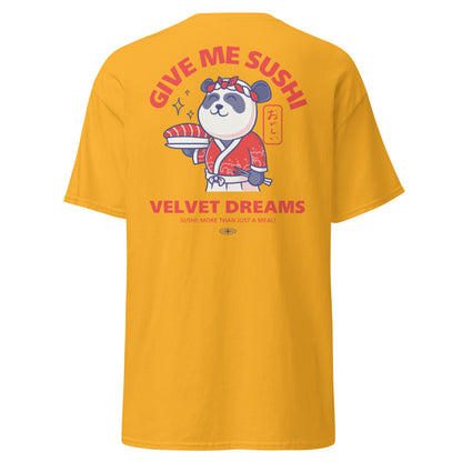 Classic t-shirt - Give me sushi - Velvet Dreams