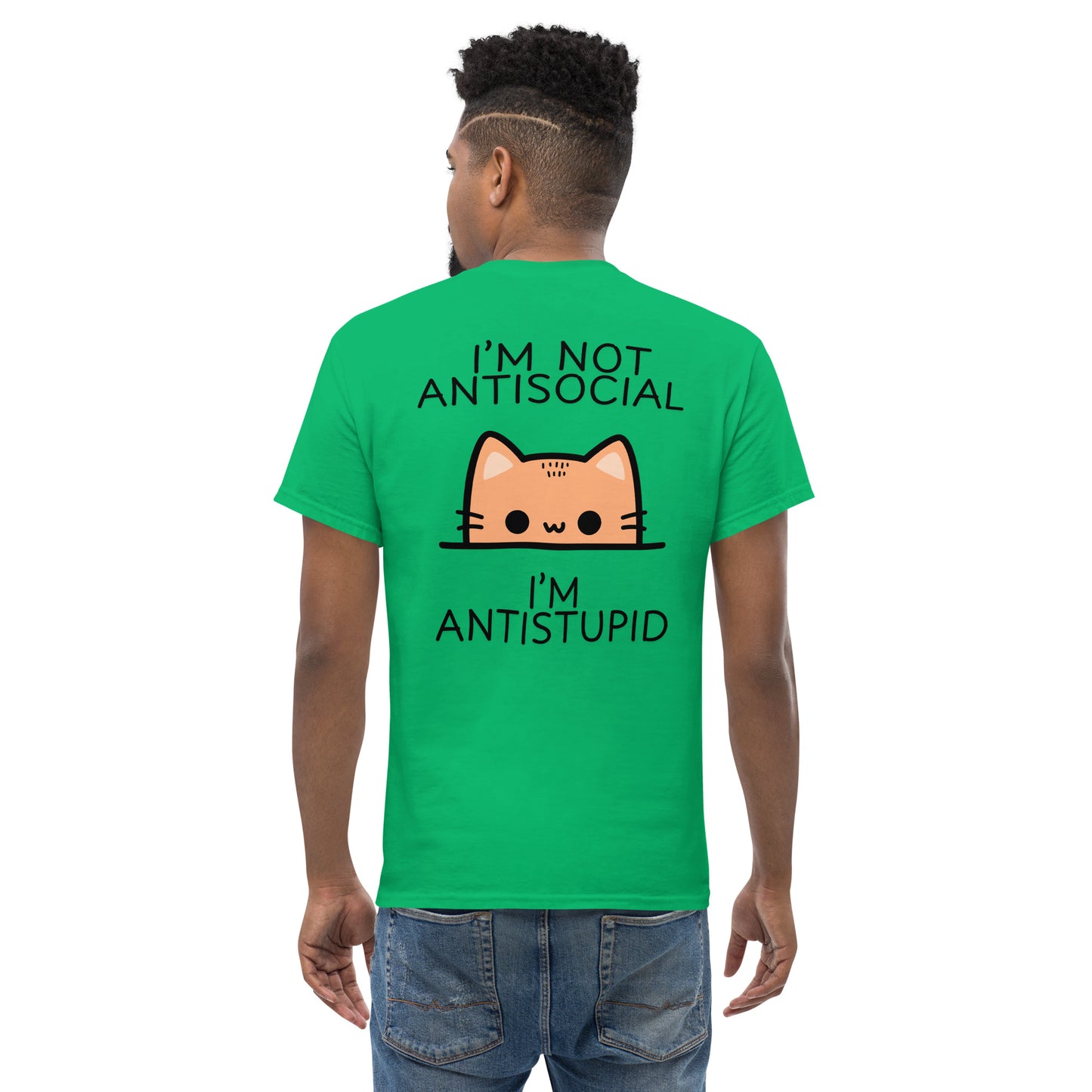 Classic t-shirt - I'm not antisocial - Velvet Dreams