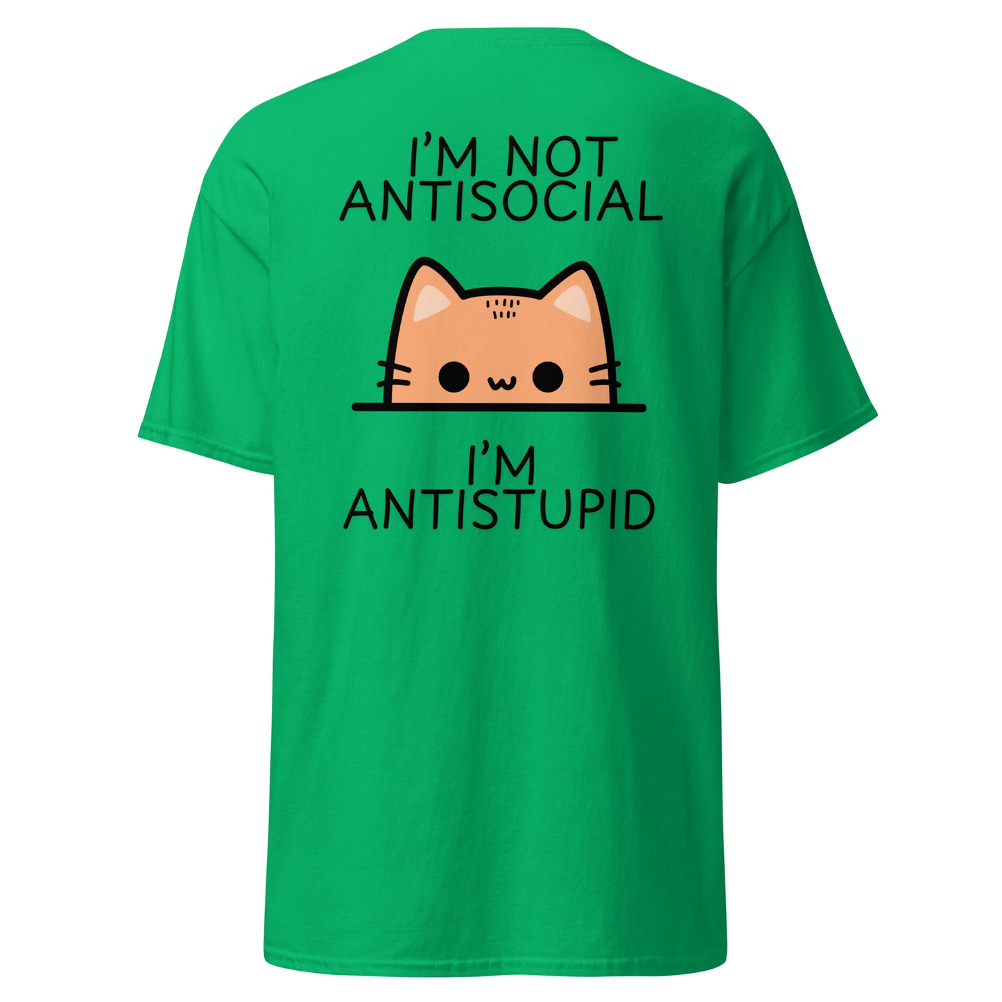 Classic t-shirt - I'm not antisocial - Velvet Dreams