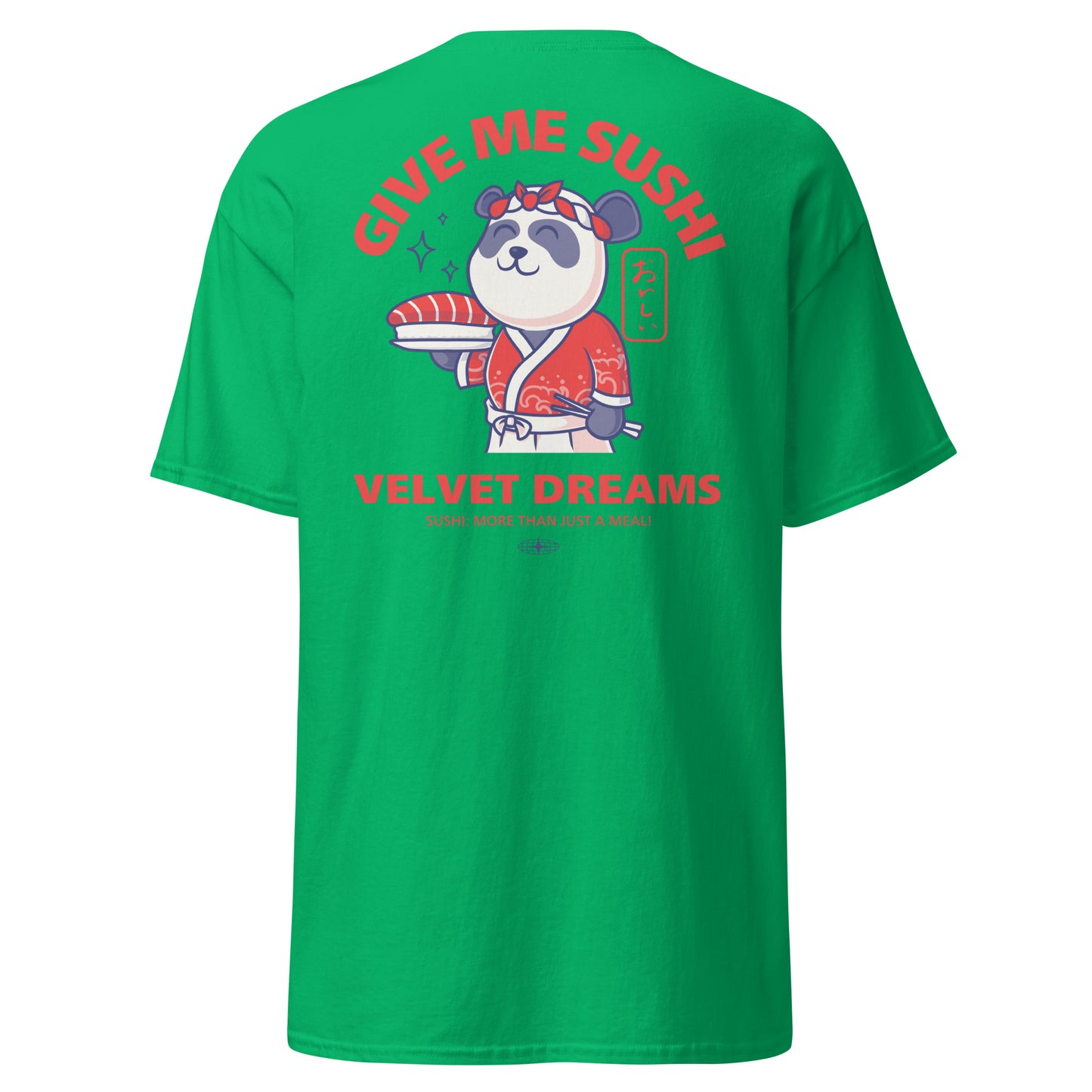 Classic t-shirt - Give me sushi - Velvet Dreams