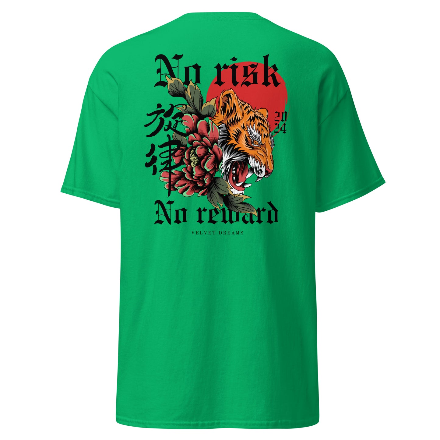 Classic t-shirt - No risk, no reward - Velvet Dreams