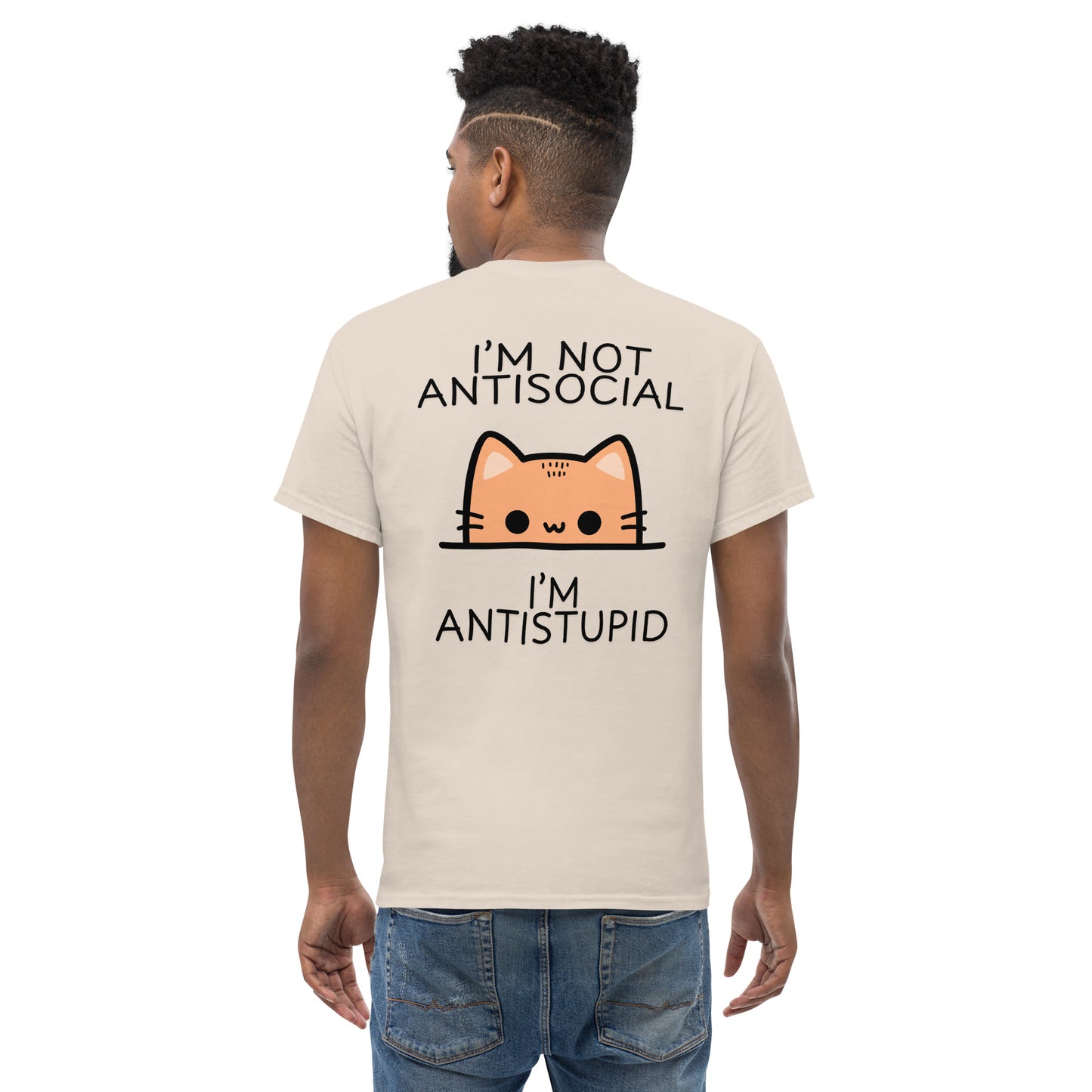 Classic t-shirt - I'm not antisocial