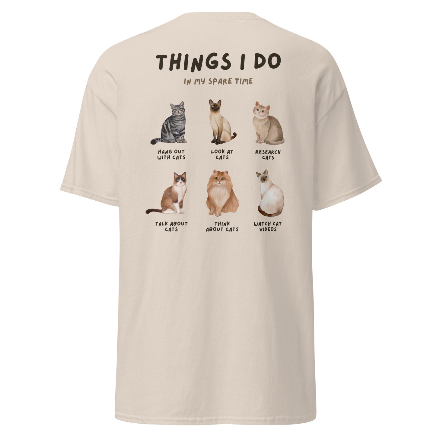 Classic t-shirt - Things I do